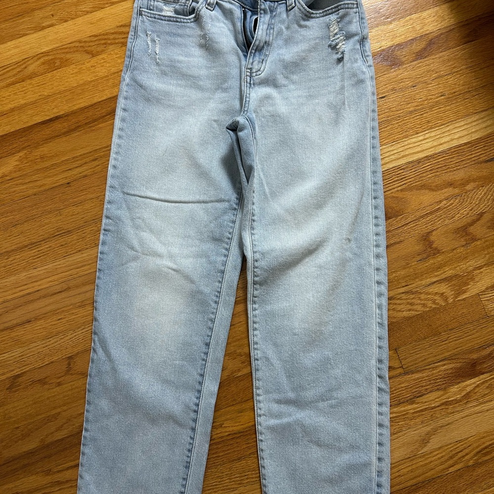 SO Light Blue High Rise Straight Denim Jeans